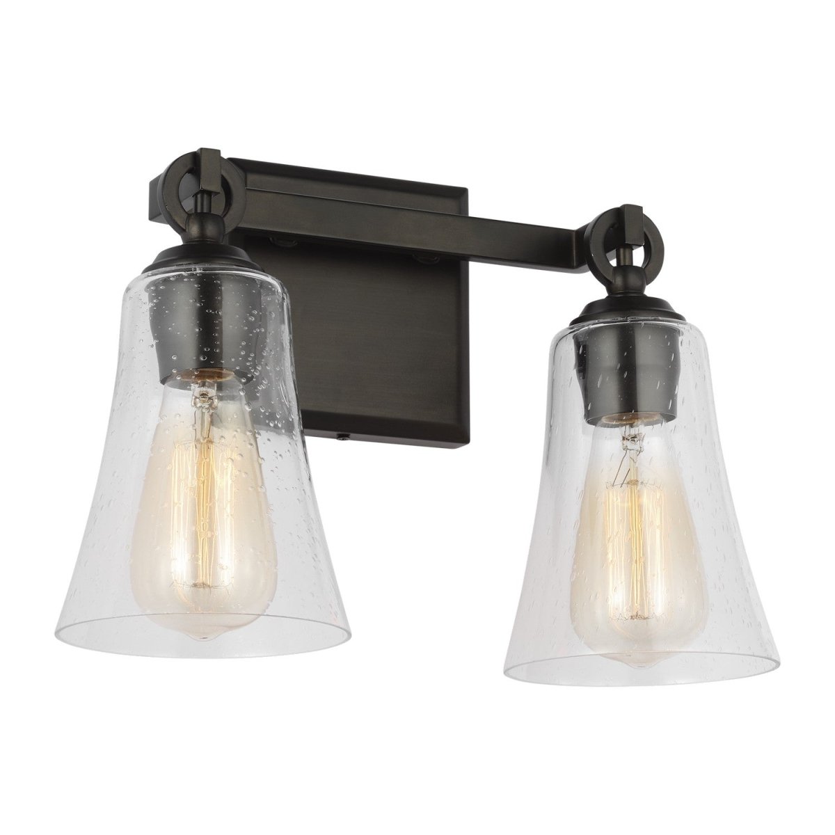 Luminaire de vanité Monterro - Fer vieilli 13 1/2" by Visual Comfort Studio | Luminaires & cie
