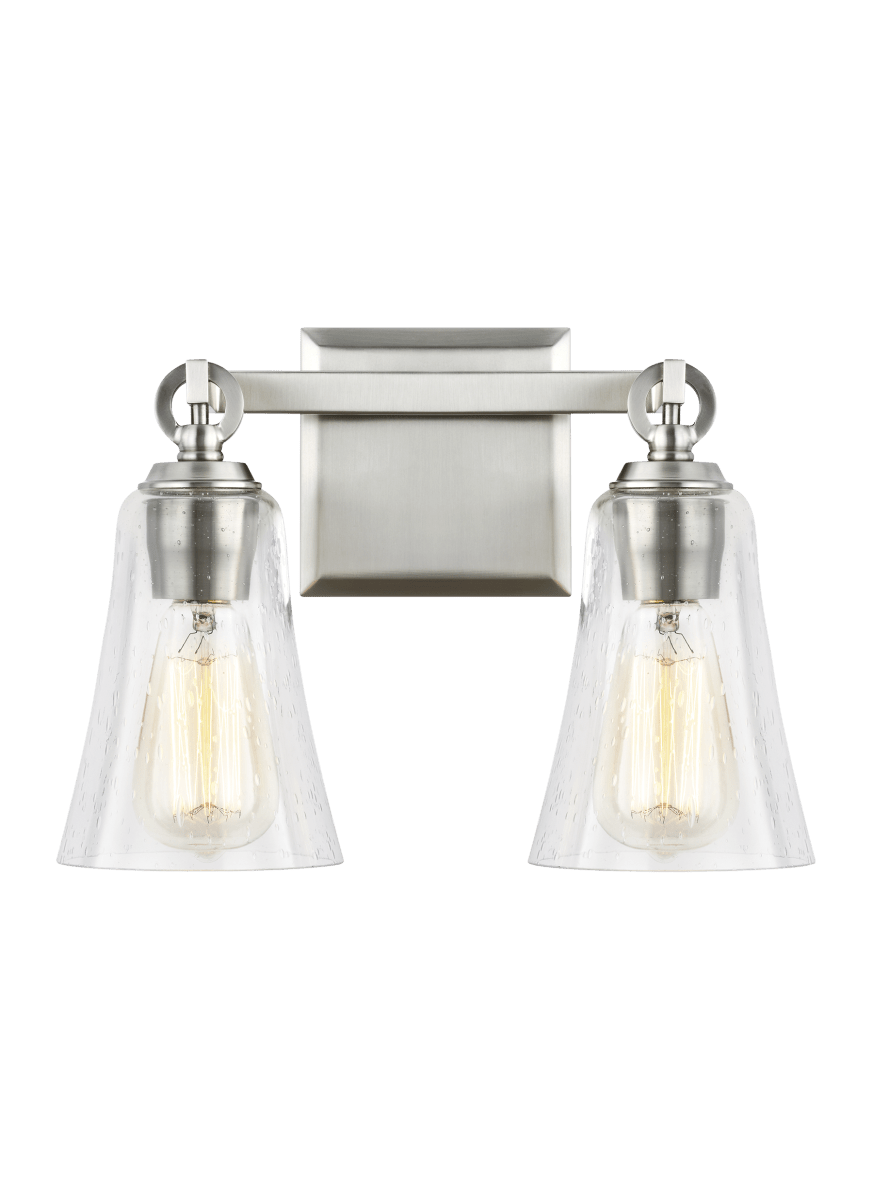 Luminaire de vanité Monterro - Nickel en satin 13 1/2" by Visual Comfort Studio | Luminaires & cie