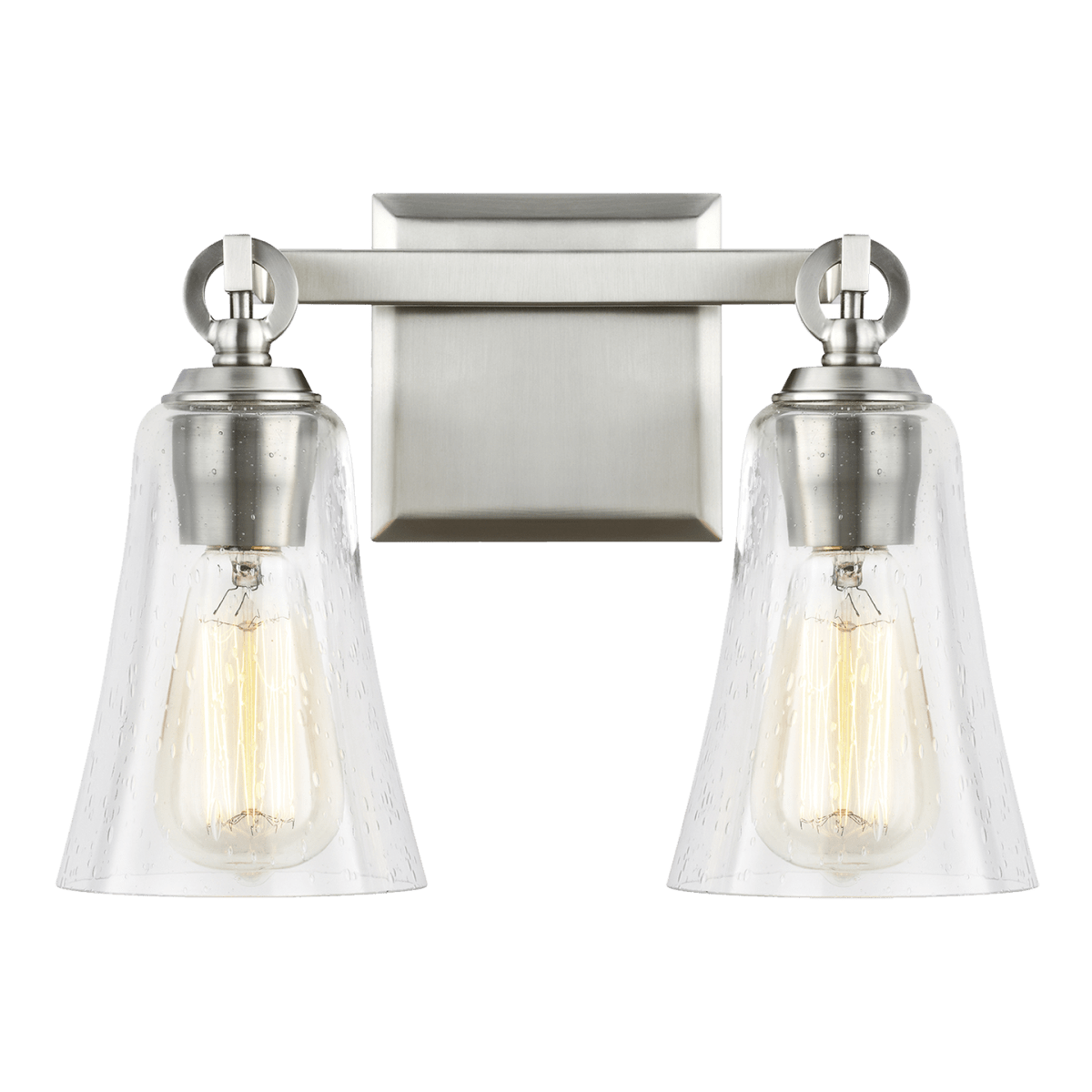 Luminaire de vanité Monterro - Nickel en satin 13 1/2" by Visual Comfort Studio | Luminaires & cie