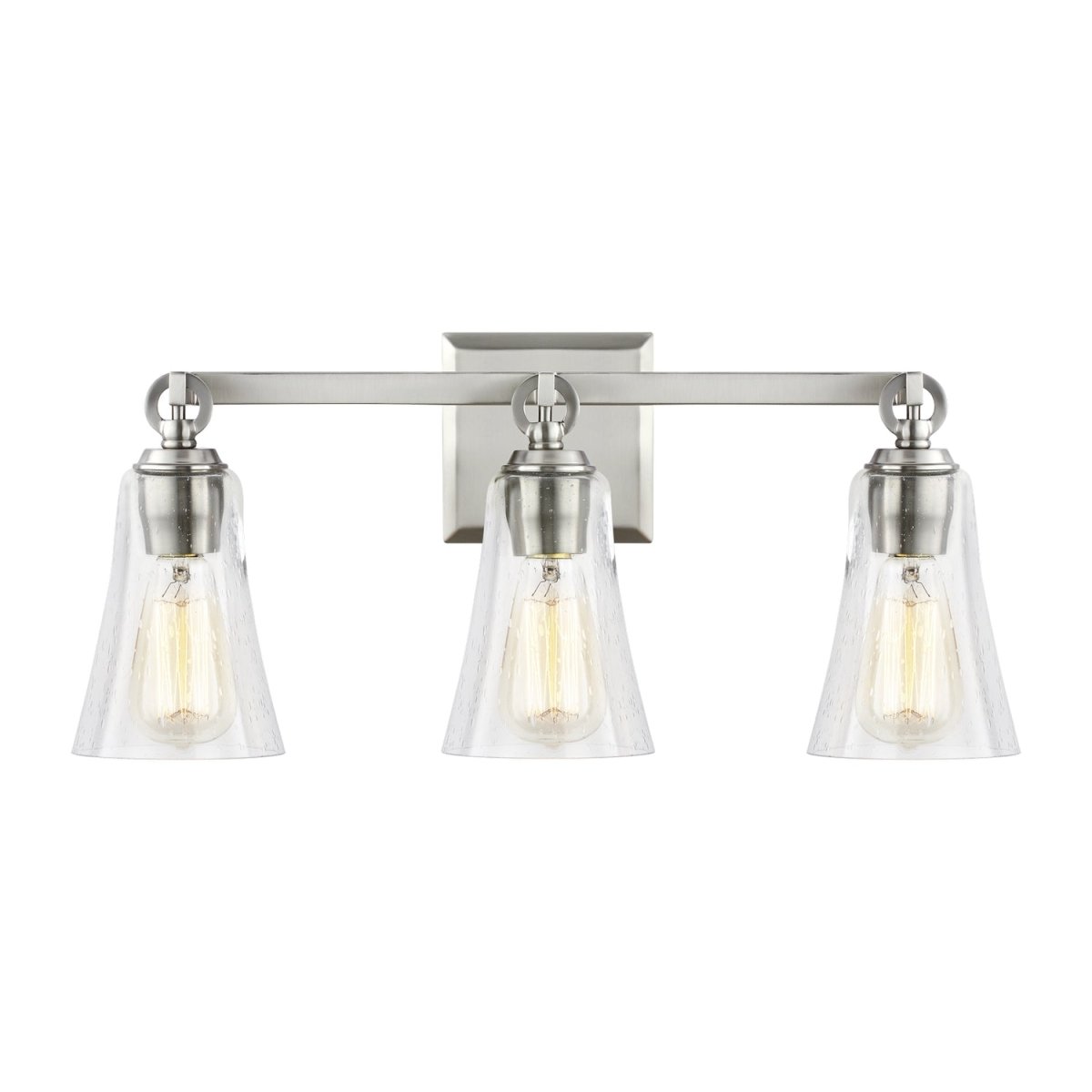 Luminaire de vanité Monterro - Nickel satiné 21 3/4" by Visual Comfort Studio | Luminaires & cie