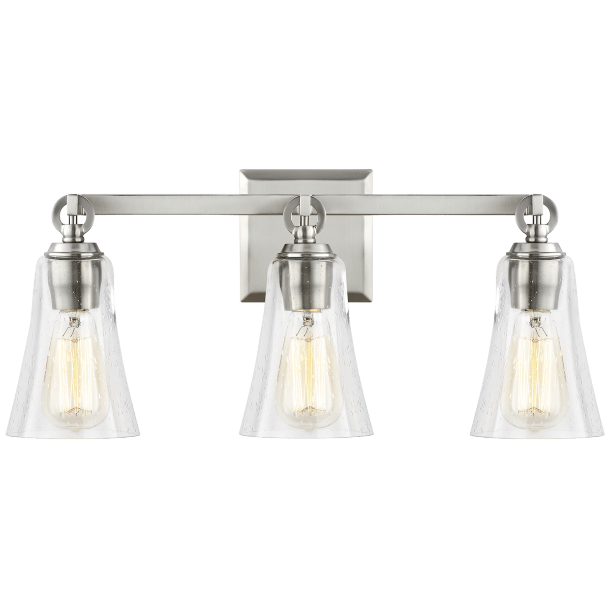 Luminaire de vanité Monterro - Nickel en satin 21 3/4" by Visual Comfort Studio | Luminaires & cie