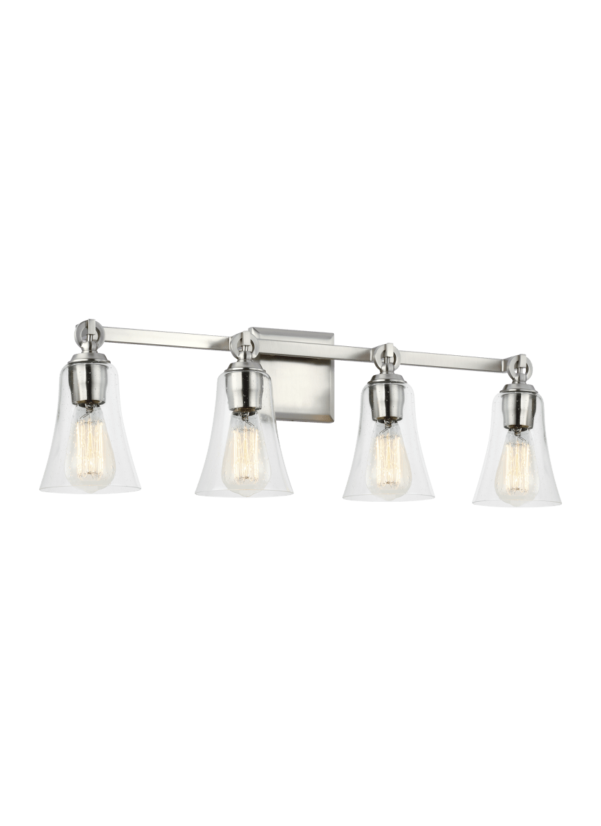 Luminaire de vanité Monterro - Nickel en satin 30 1/4" by Visual Comfort Studio | Luminaires & cie