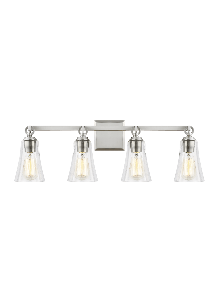 Luminaire de vanité Monterro - Nickel en satin 30 1/4" by Visual Comfort Studio | Luminaires & cie