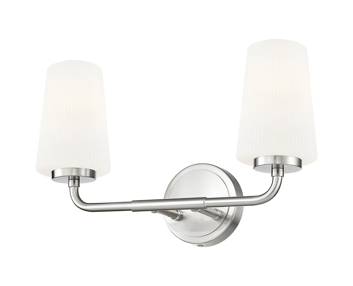 Luminaire de vanité Montford Nickel brossé, 16" – vue 3