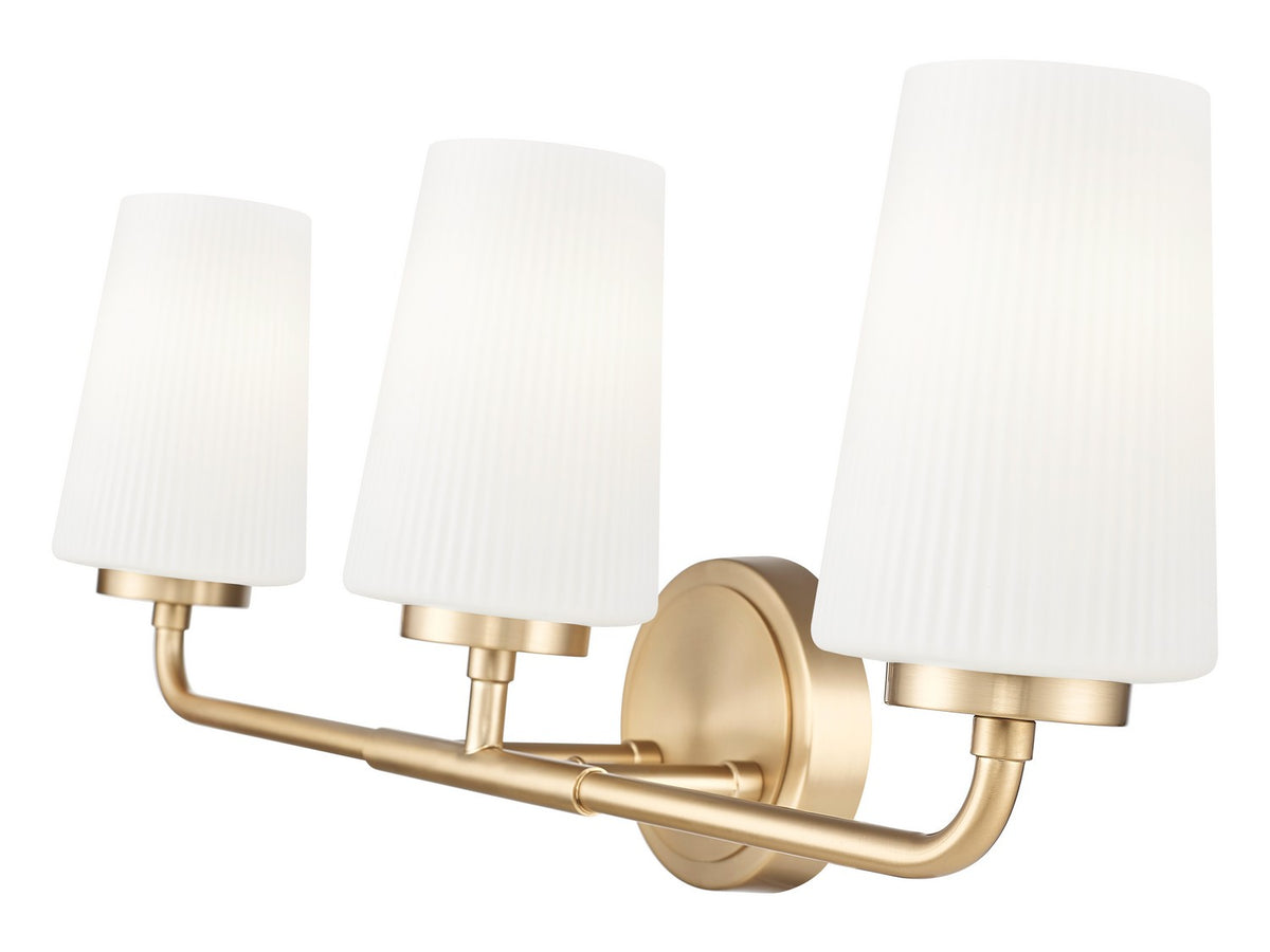 Luminaire de vanité Montford Or moderne, 24" – vue 4