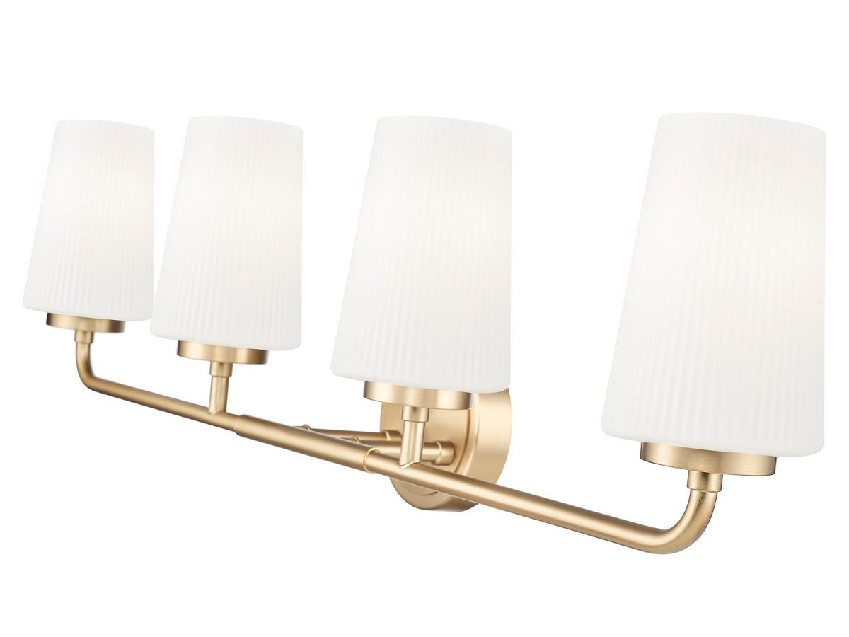 Luminaire de vanité Montford Or moderne, 32" – vue 4