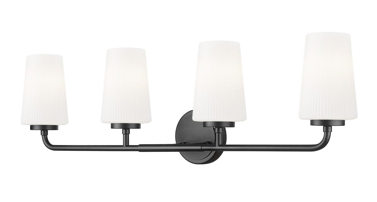 Luminaire de vanité Montford - Noir mat 32" by Z-Lite | Luminaires & cie