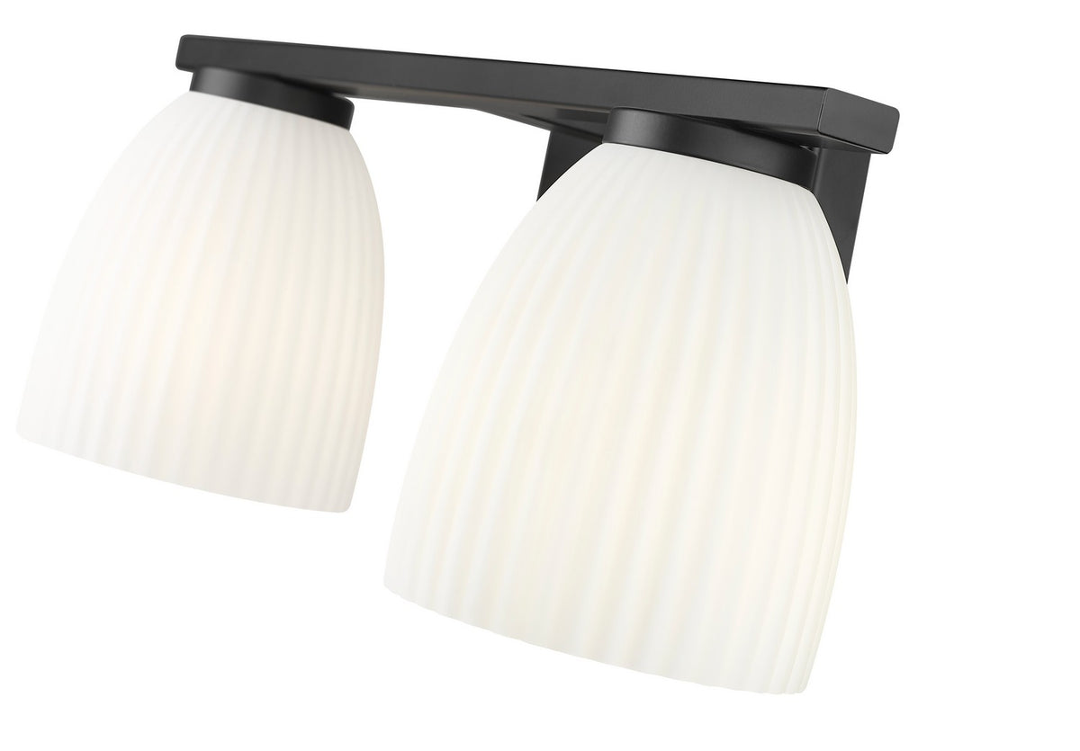 Luminaire de vanité Naya Noir mat, 16" – vue 4