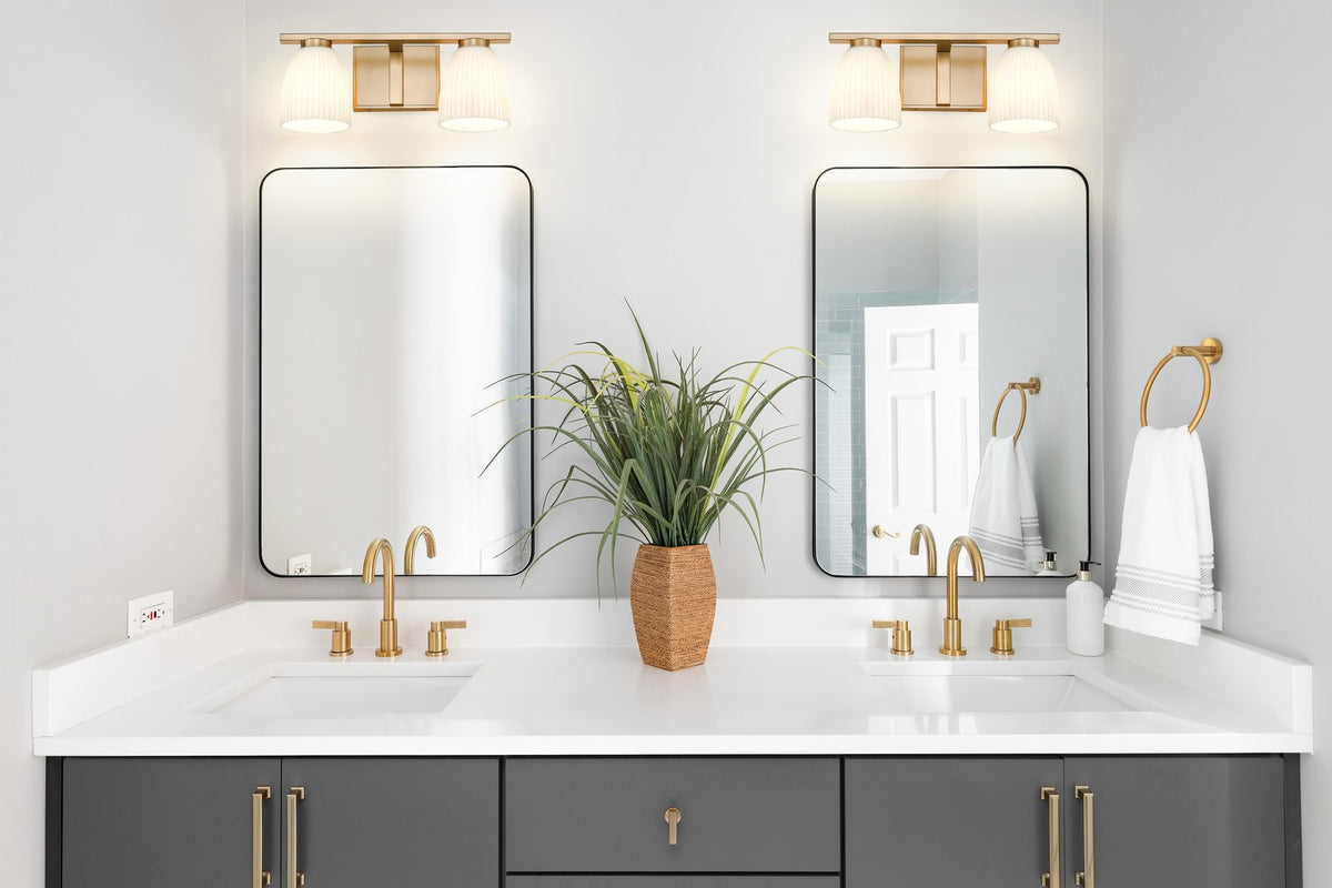Luminaire de vanité Naya Or moderne, 16" – vue 6
