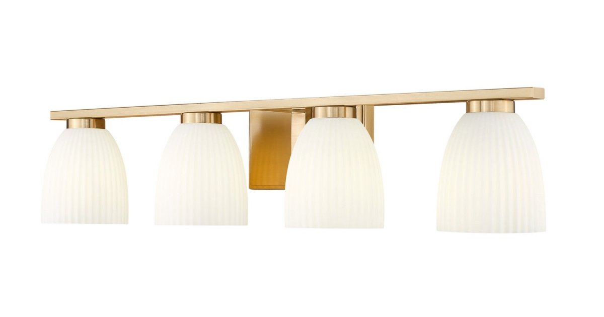 Luminaire de vanité Naya - Or moderne 32" by Z-Lite | Luminaires & cie