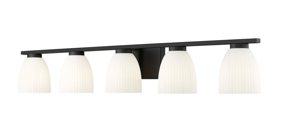 Luminaire de vanité Naya - Noir mat 40" by Z-Lite | Luminaires & cie