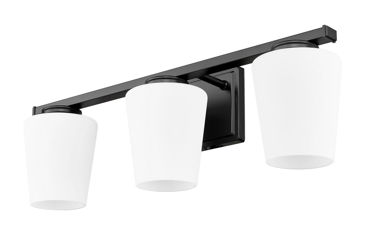 Luminaire de vanité Nextra Noir mat, 24" – vue 3