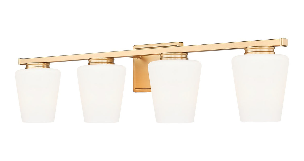 Luminaire de vanité Nextra Or moderne, 32" – vue 2