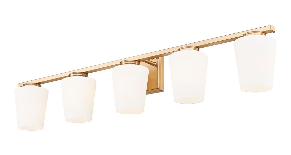 Luminaire de vanité Nextra Or moderne, 42" – vue 4