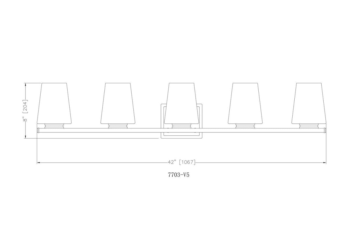 Luminaire de vanité Nextra - Or moderne 42" by Z-Lite | Luminaires & cie