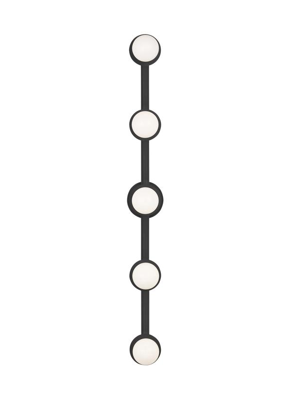 Luminaire de vanité Nodes - Noir de minuit Lait 56" by Visual Comfort Studio | Luminaires & cie