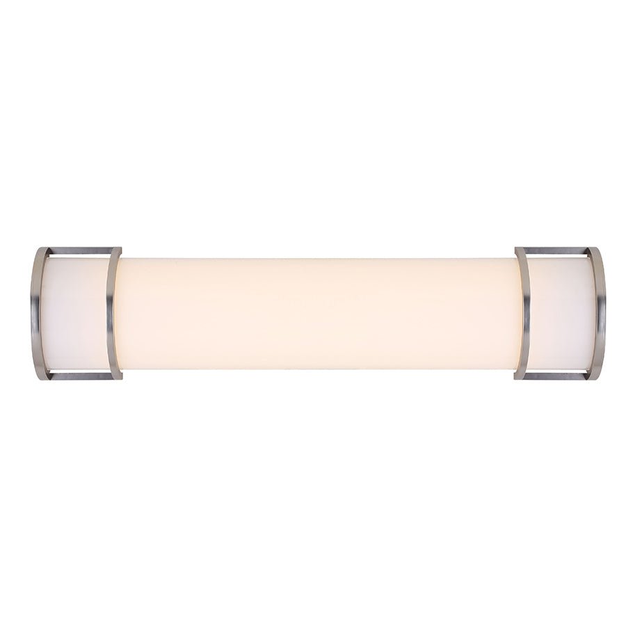 Luminaire de vanité Nora - Nickel brossé 8" 24 3/4" by Canarm | Luminaires & cie