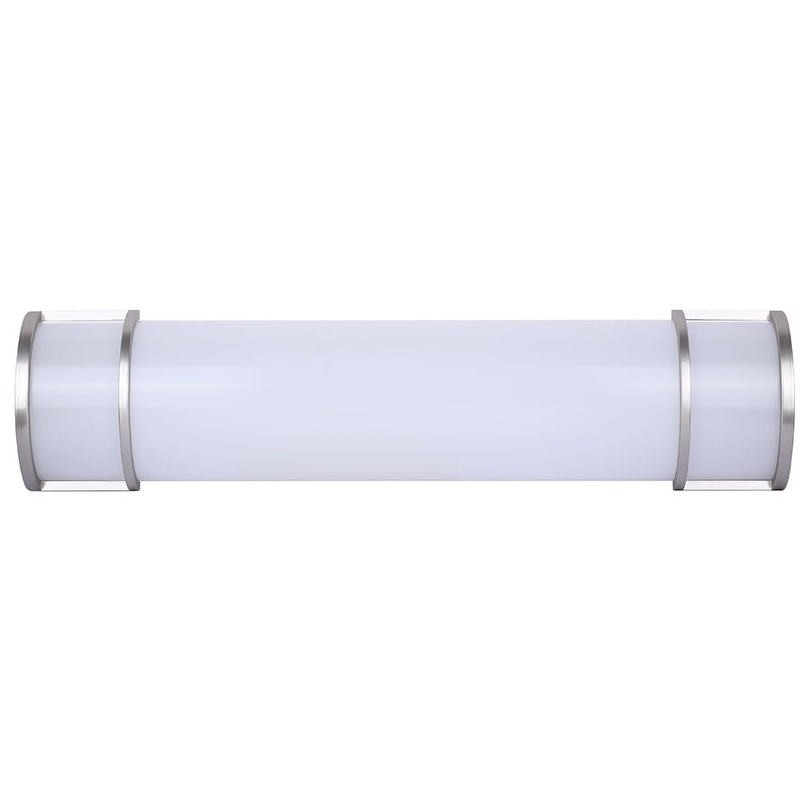 Luminaire de vanité Nora - Nickel brossé 36 3/4" 4 3/8" by Canarm | Luminaires & cie