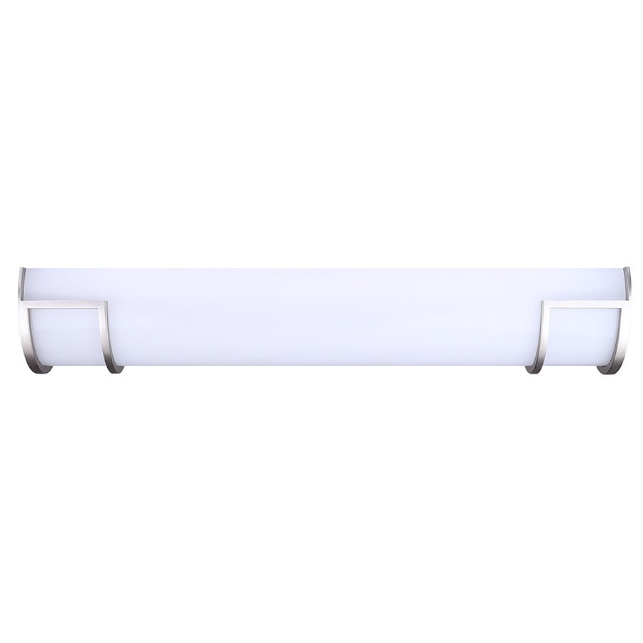 Luminaire de vanité Nora - Nickel brossé 36 3/4" 4 3/8" by Canarm | Luminaires & cie