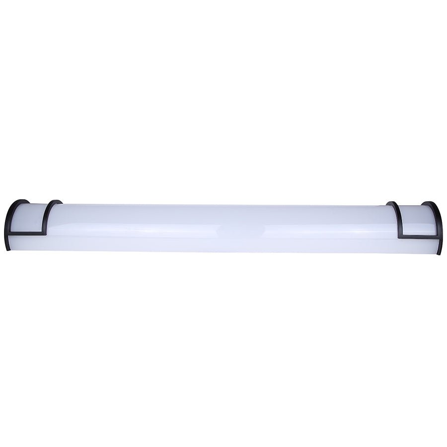 Luminaire de vanité Nora - Nickel brossé 36 3/4" 4 3/8" by Canarm | Luminaires & cie