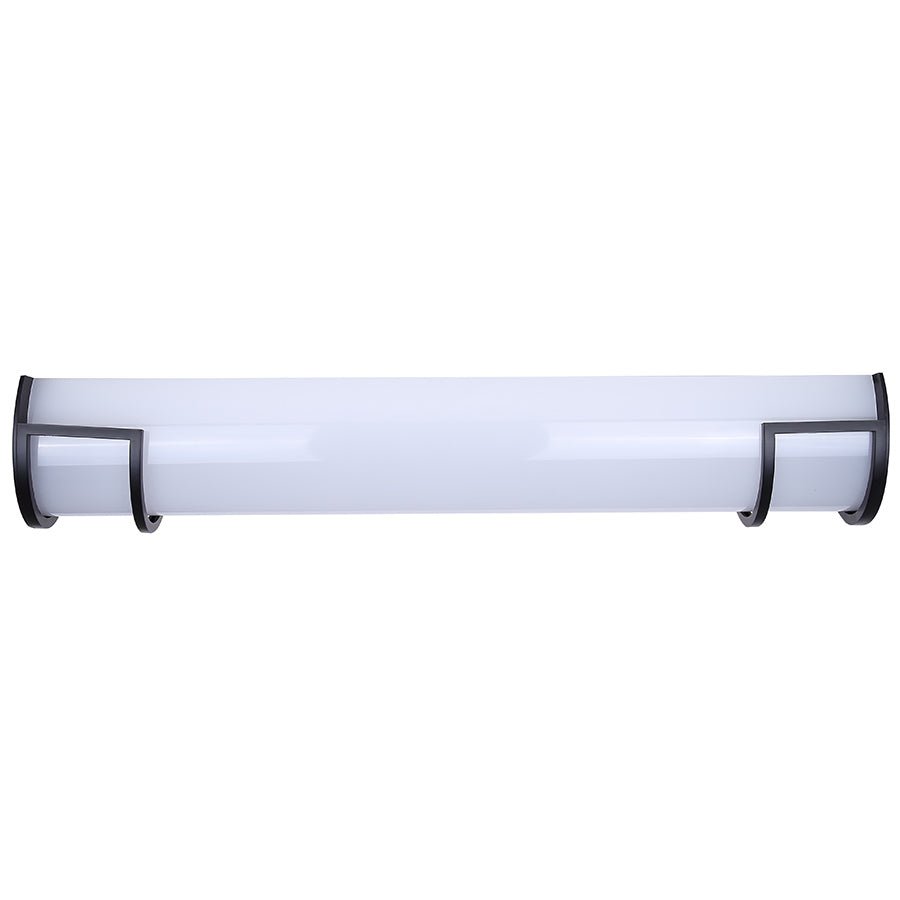 Luminaire de vanité Nora - Nickel brossé 36 3/4" 4 3/8" by Canarm | Luminaires & cie