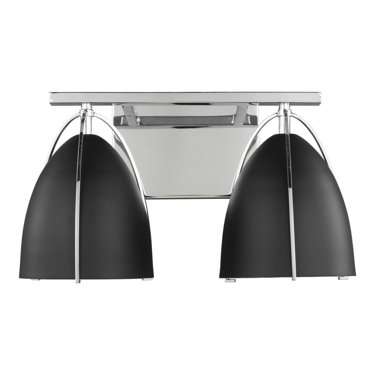 Luminaire de vanité Norman - Chrome Noir minuit 15" by Visual Comfort Studio | Luminaires & cie