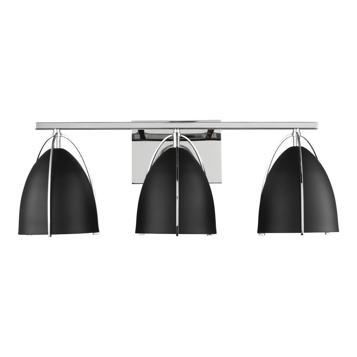 Luminaire de vanité Norman - Chrome Noir minuit 24 1/4" by Visual Comfort Studio | Luminaires & cie