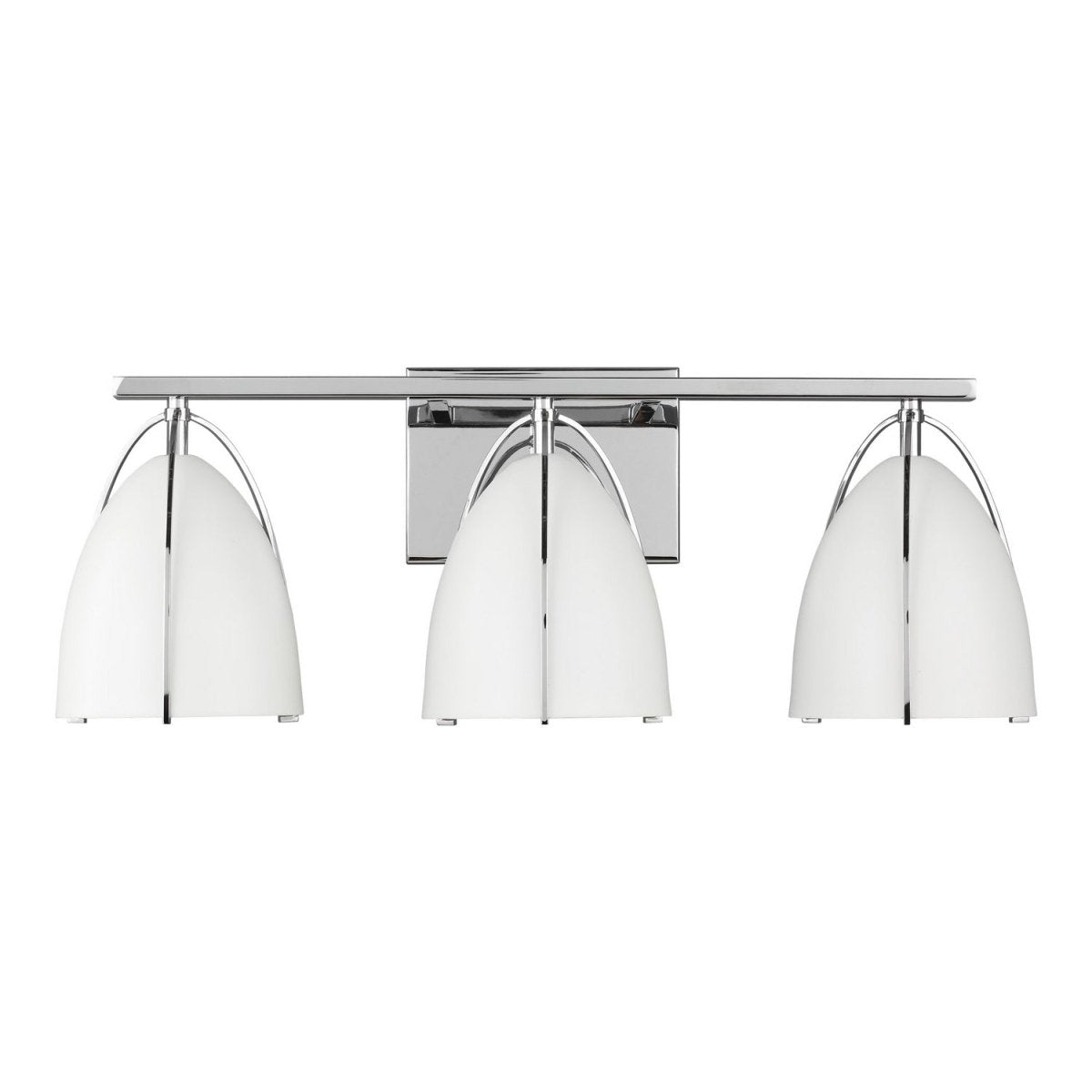 Luminaire de vanité Norman - Chrome Blanc mat 24 1/4" by Visual Comfort Studio | Luminaires & cie
