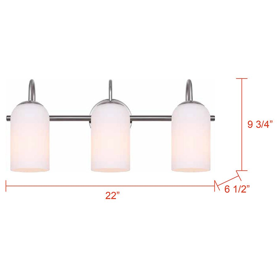 Luminaire de vanité Novalee - Or 22" by Canarm | Luminaires & cie