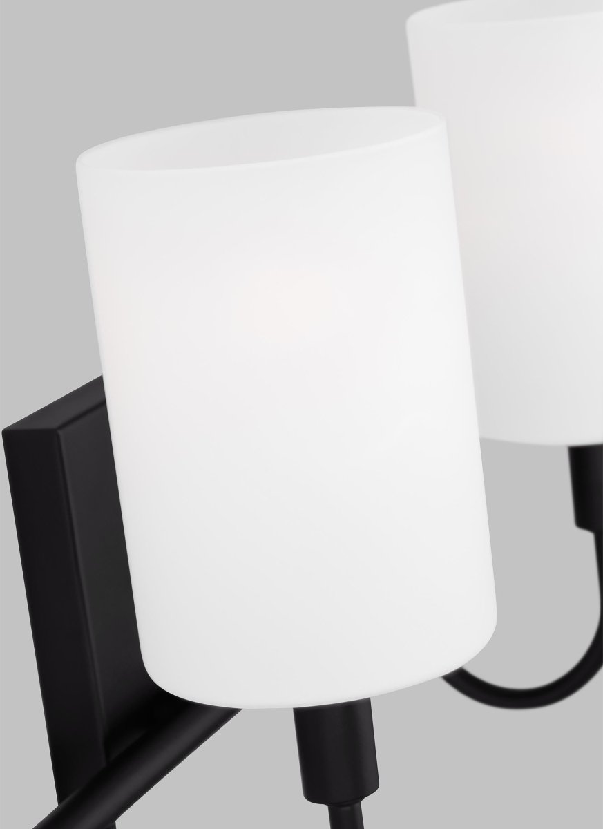 Luminaire de vanité Oak Moore - Noir de minuit 13 7/8" Ampoules DEL incluses by Visual Comfort Studio | Luminaires & cie