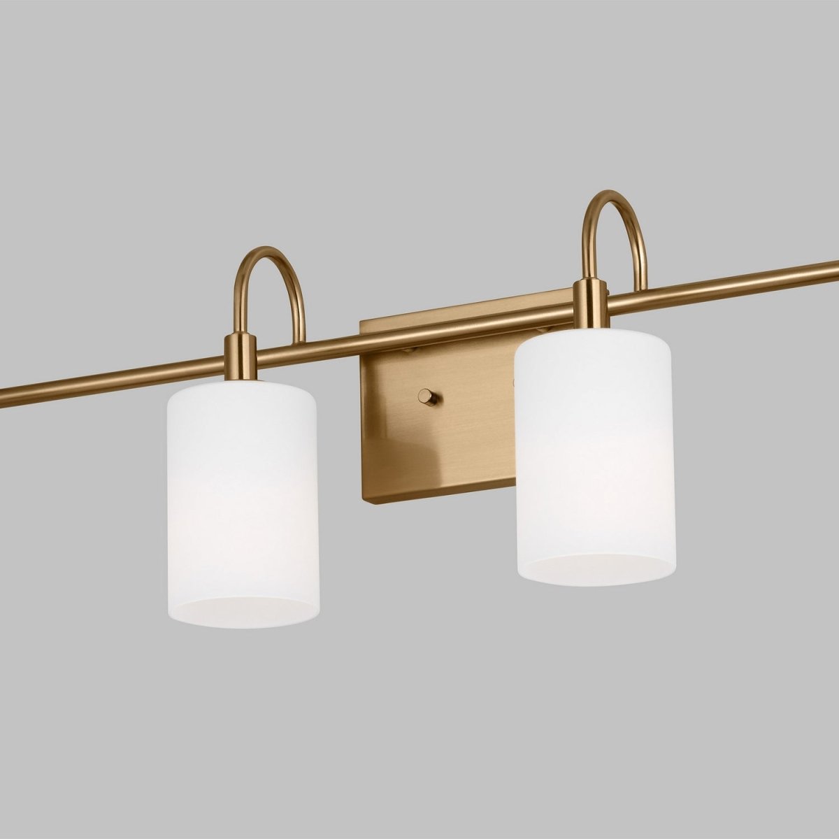Luminaire de vanité Oak Moore - Nickel brossé 33 7/8" by Visual Comfort Studio | Luminaires & cie