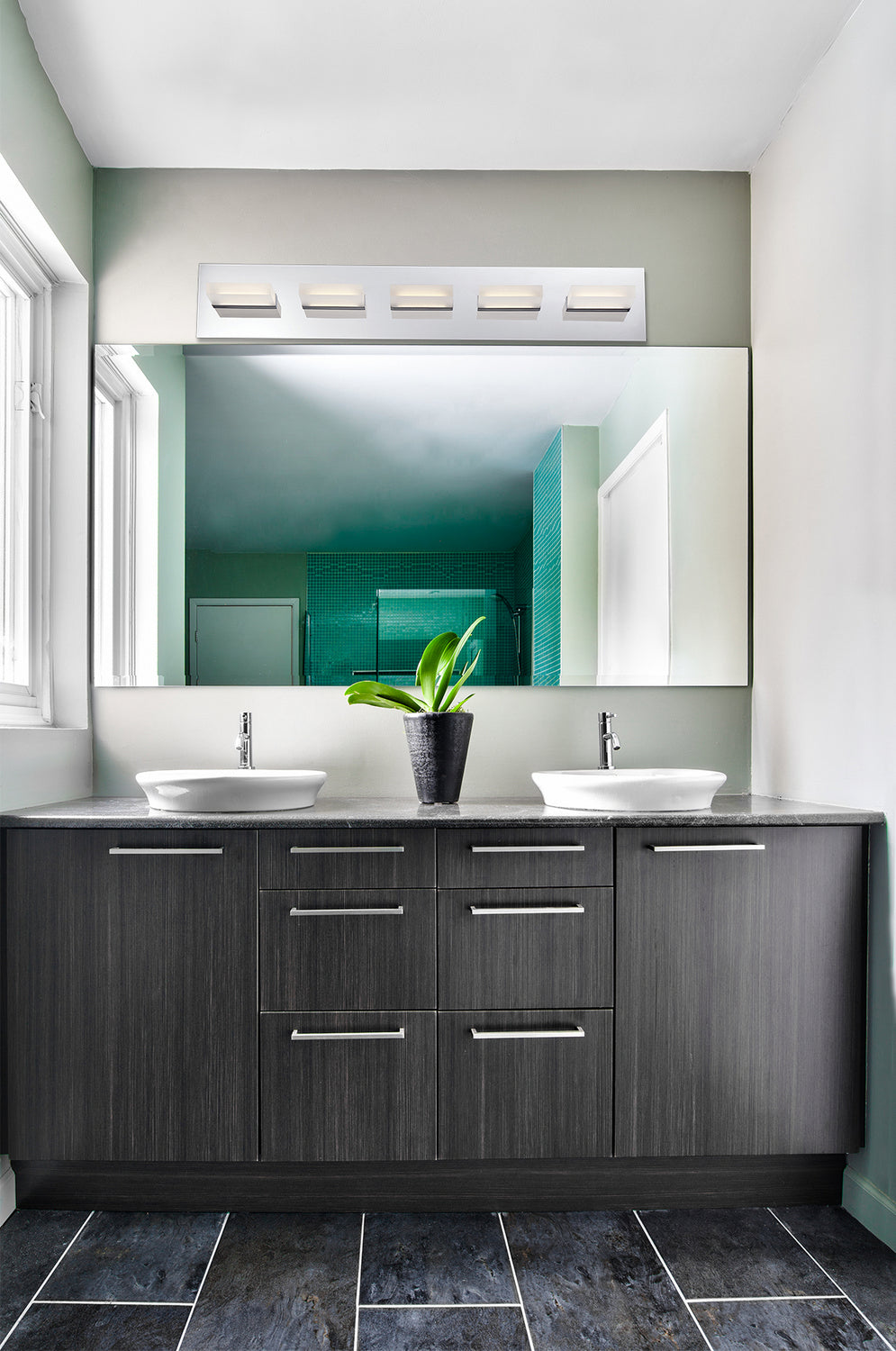 Luminaire de vanité Olson Chrome, 30" – vue 6