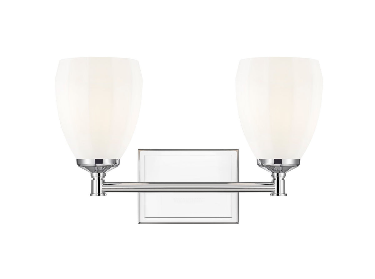Luminaire de vanité Oren Chrome, 16" – vue 2