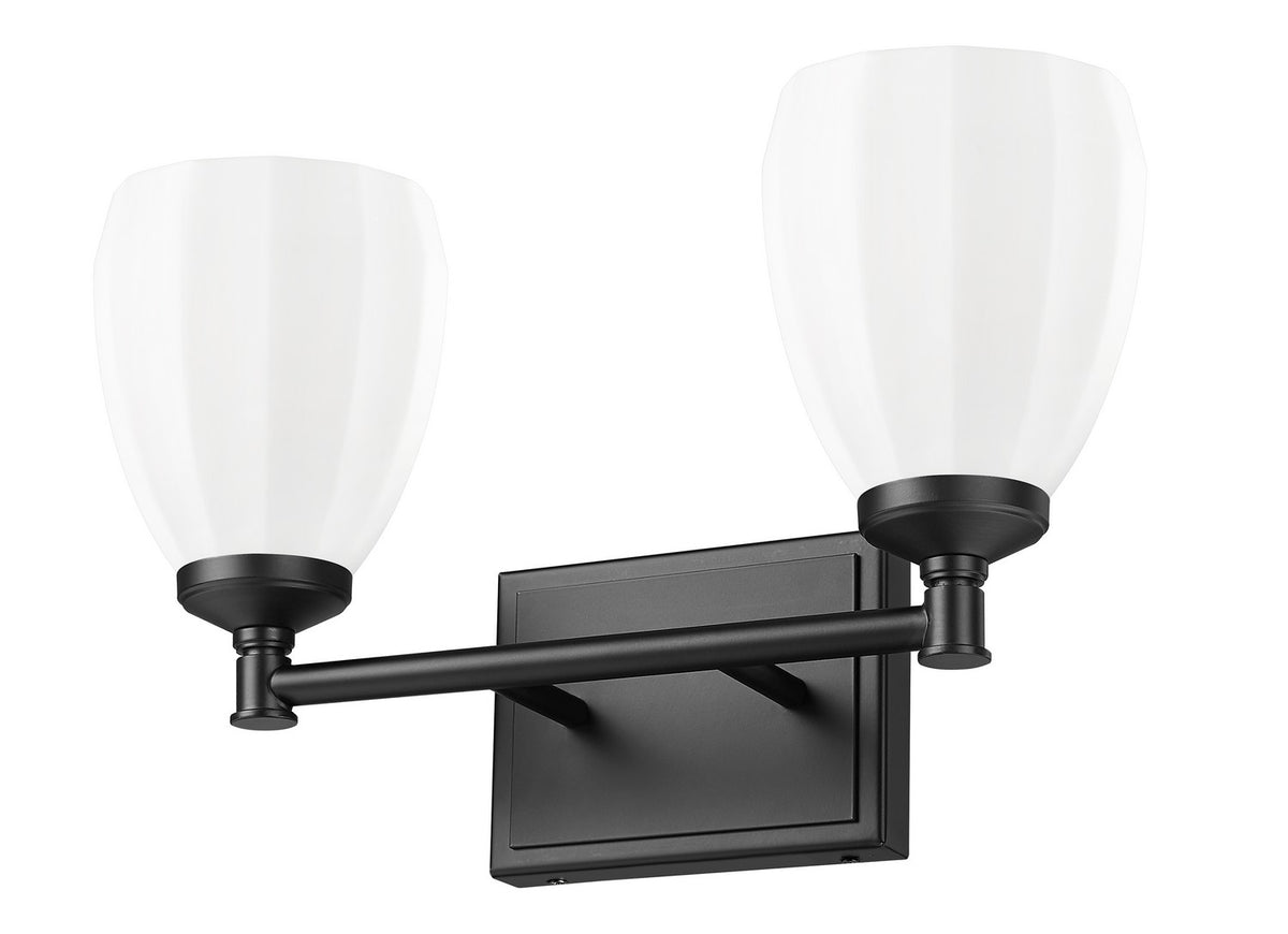 Luminaire de vanité Oren Noir mat, 16" – vue 5
