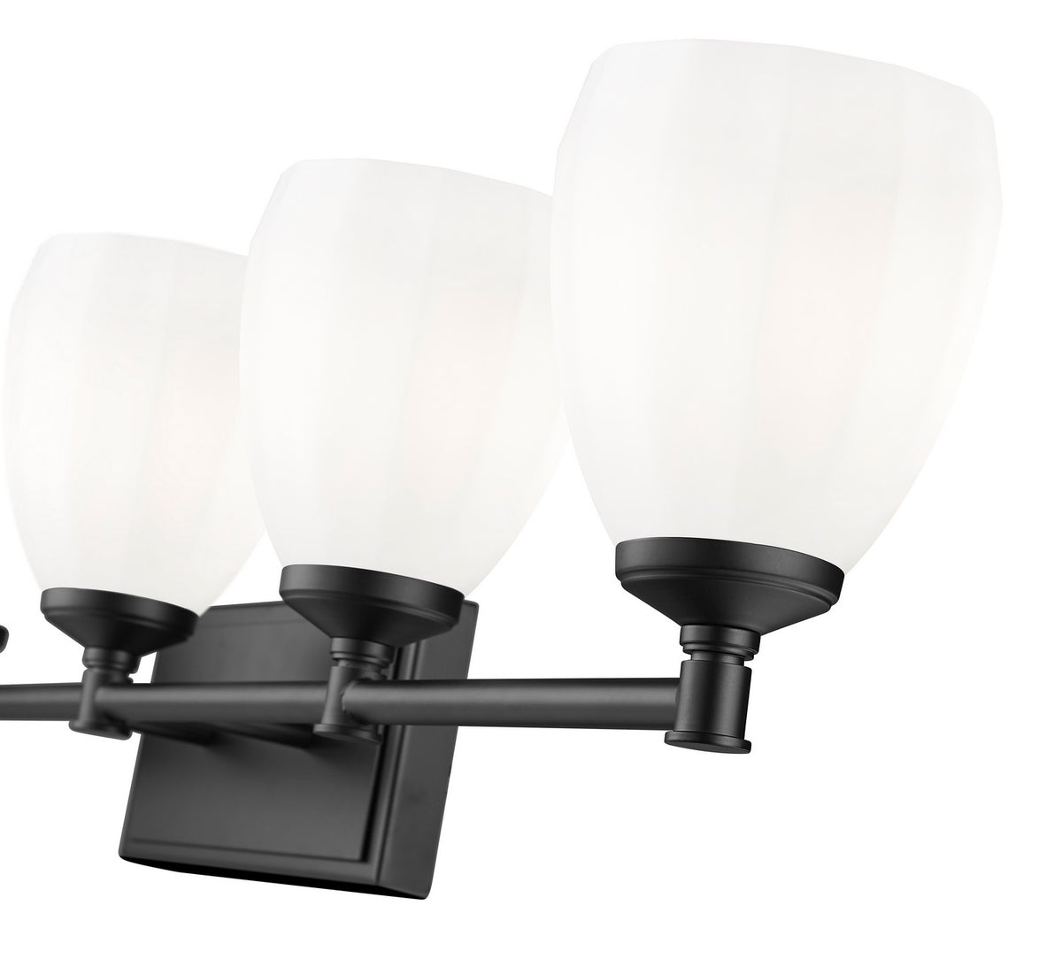 Luminaire de vanité Oren Noir mat, 38" – vue 4