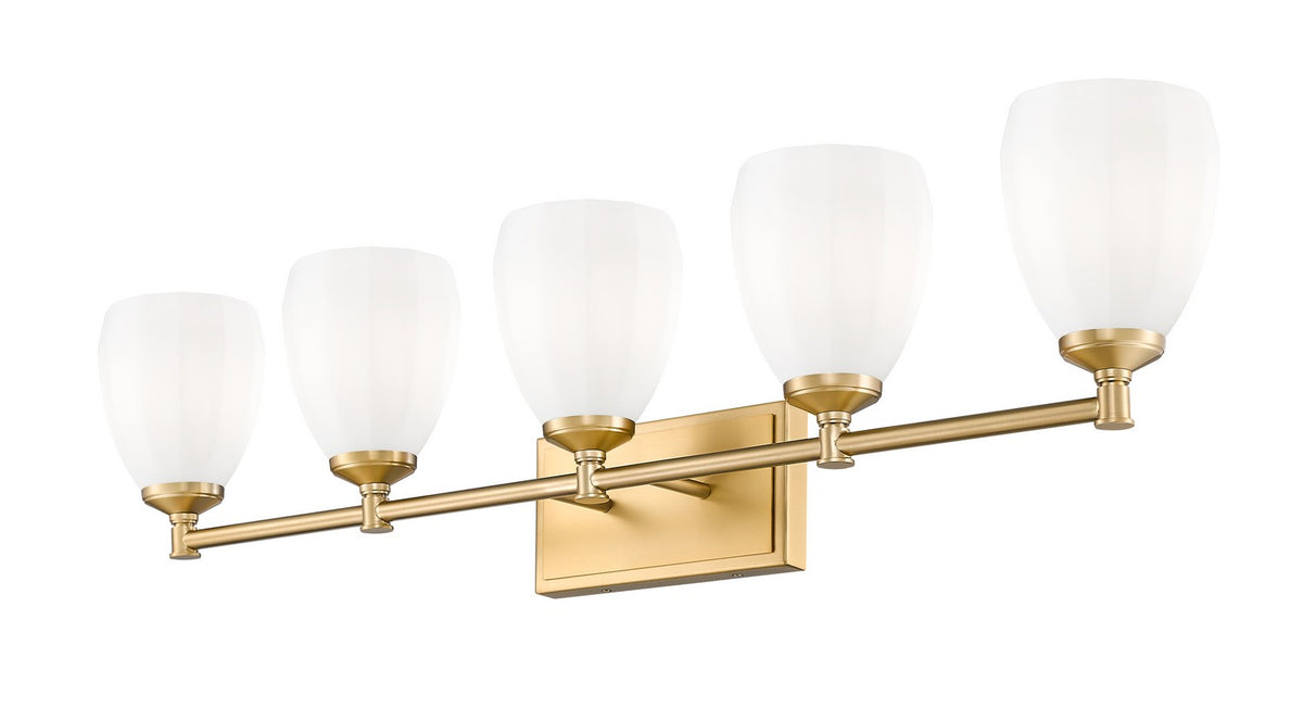 Luminaire de vanité Oren Or moderne, 38" – vue 3