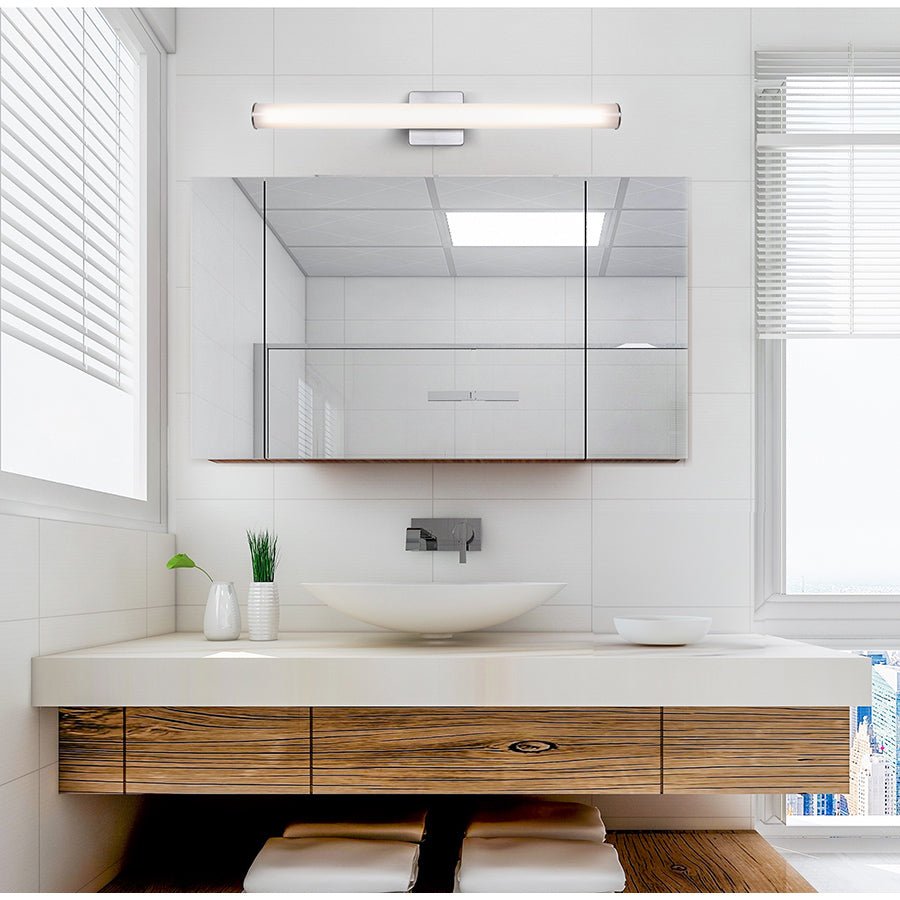 Luminaire de vanité Osten - Nickel brossé 30" by Canarm | Luminaires & cie