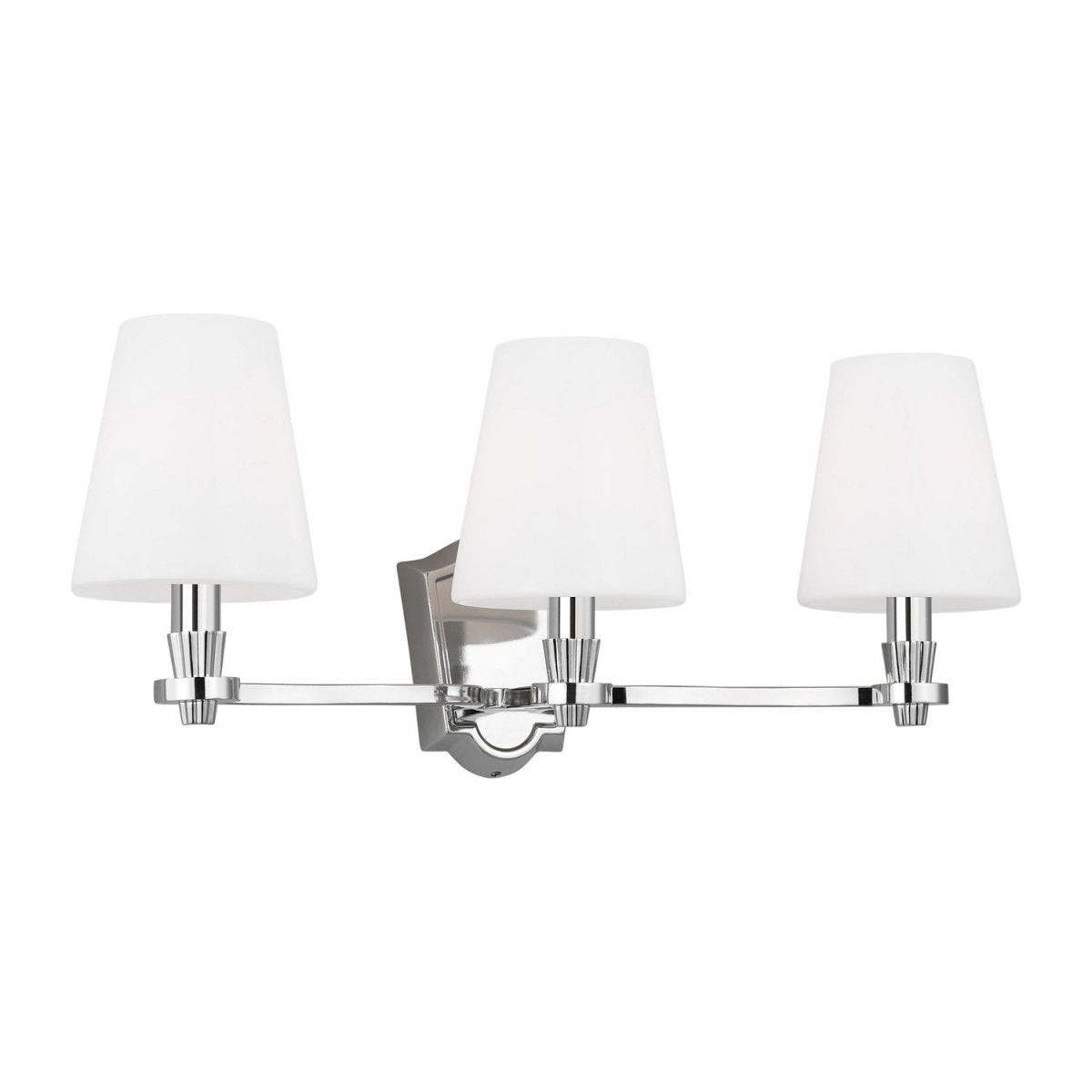 Luminaire de vanité Paisley - Nickel poli by Visual Comfort Studio | Luminaires & cie