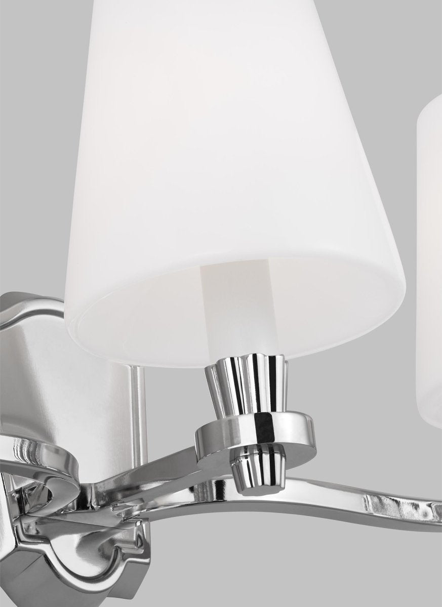 Luminaire de vanité Paisley - Nickel poli 23 3/8" by Visual Comfort Studio | Luminaires & cie