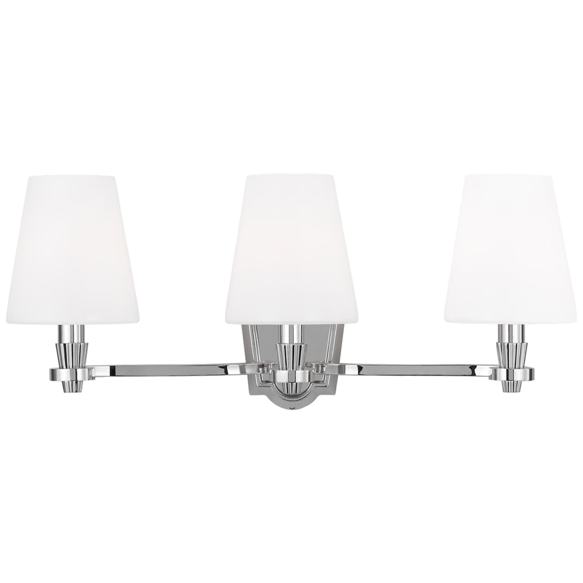 Luminaire de vanité Paisley - Nickel poli 23 3/8" by Visual Comfort Studio | Luminaires & cie