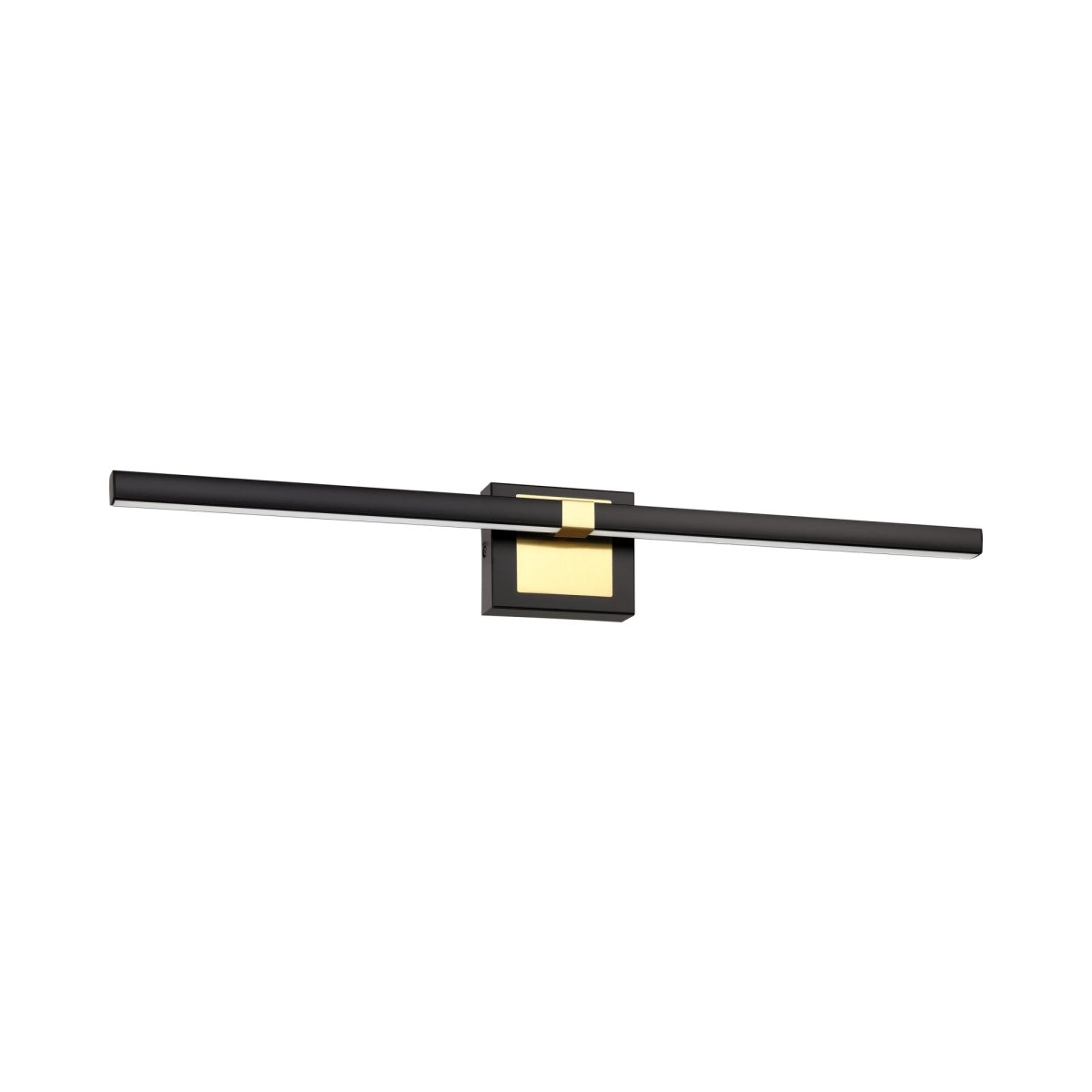 Luminaire de vanité Pierro - Noir mat et laiton brossé 31 1/2" by Eglo | Luminaires & cie