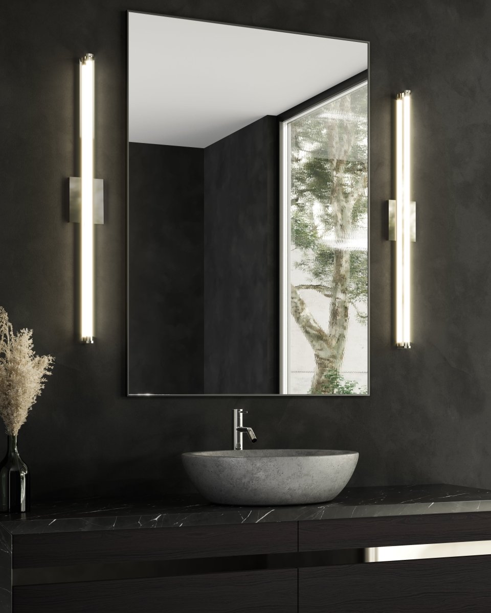 Luminaire de vanité Plymouth - Chrome 24 1/8" by Kuzco Lighting | Luminaires & cie