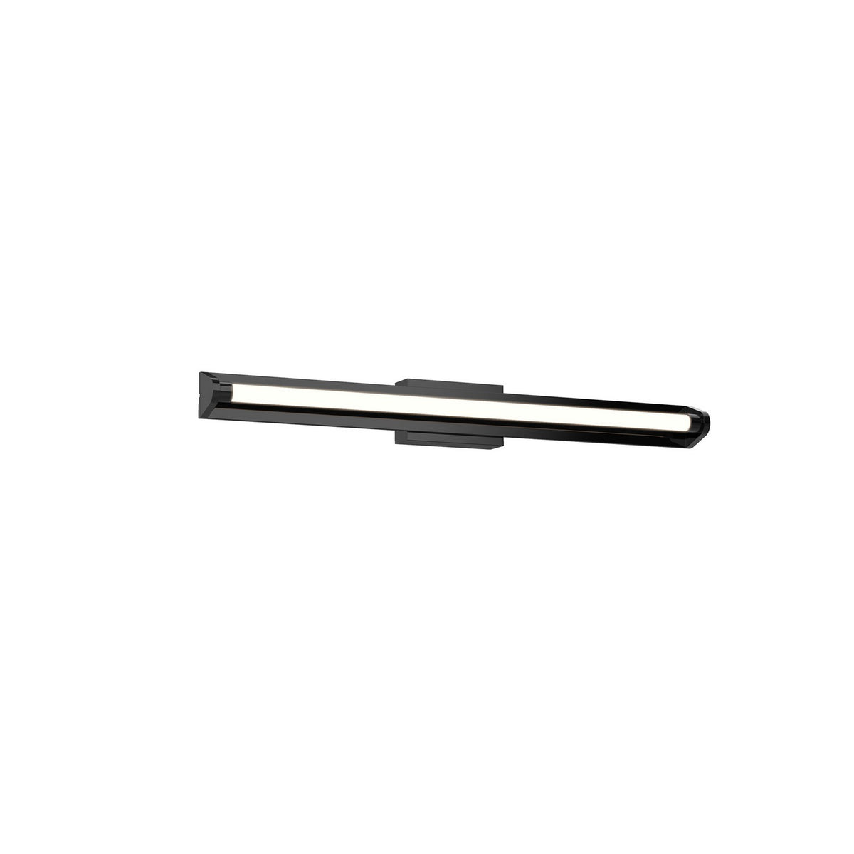 Barre d'éclairage de salle de bain Plymouth Noir, 24 1/8" – Kuzco Lighting