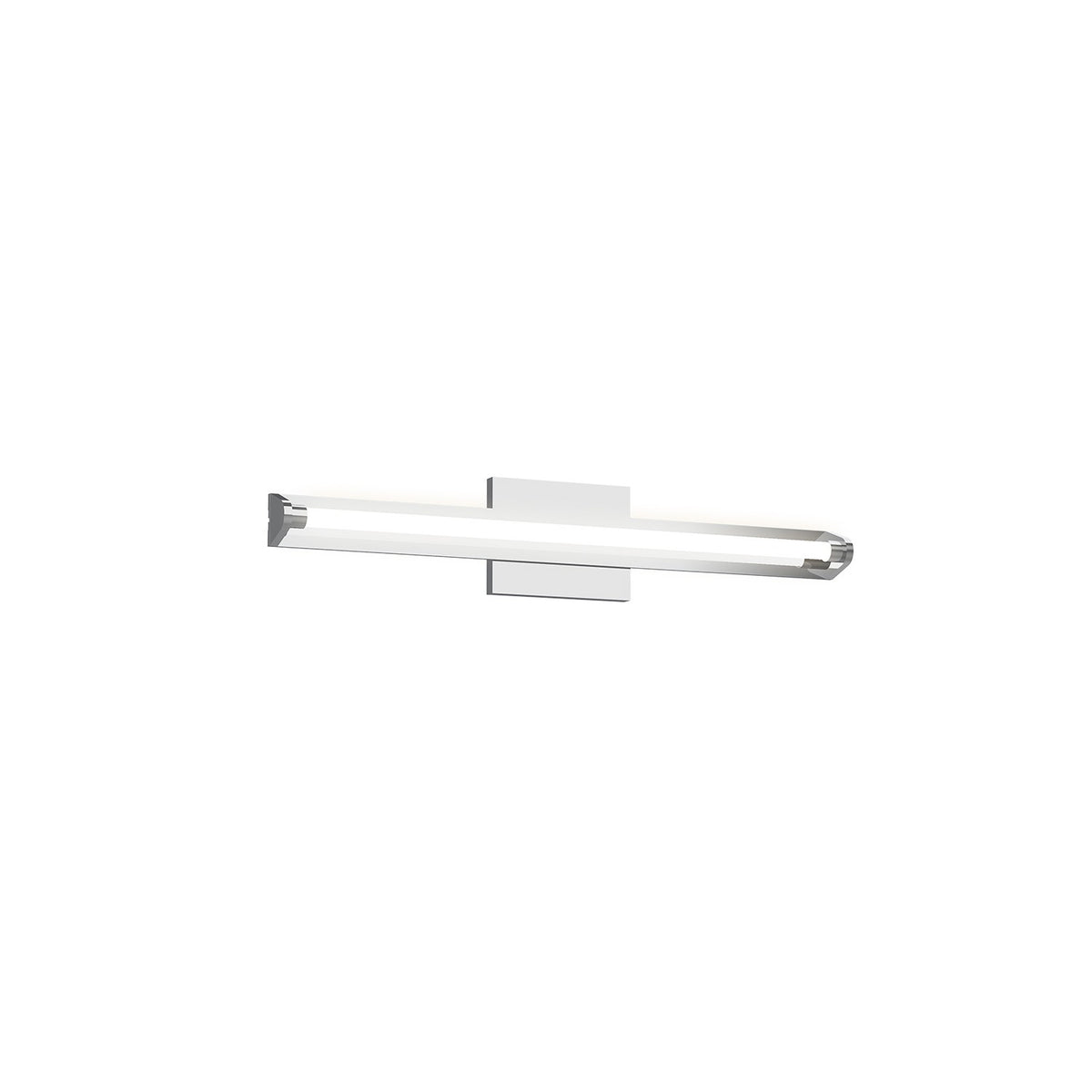 Barre d'éclairage de salle de bain Plymouth Chrome, 24 1/8" – vue 2
