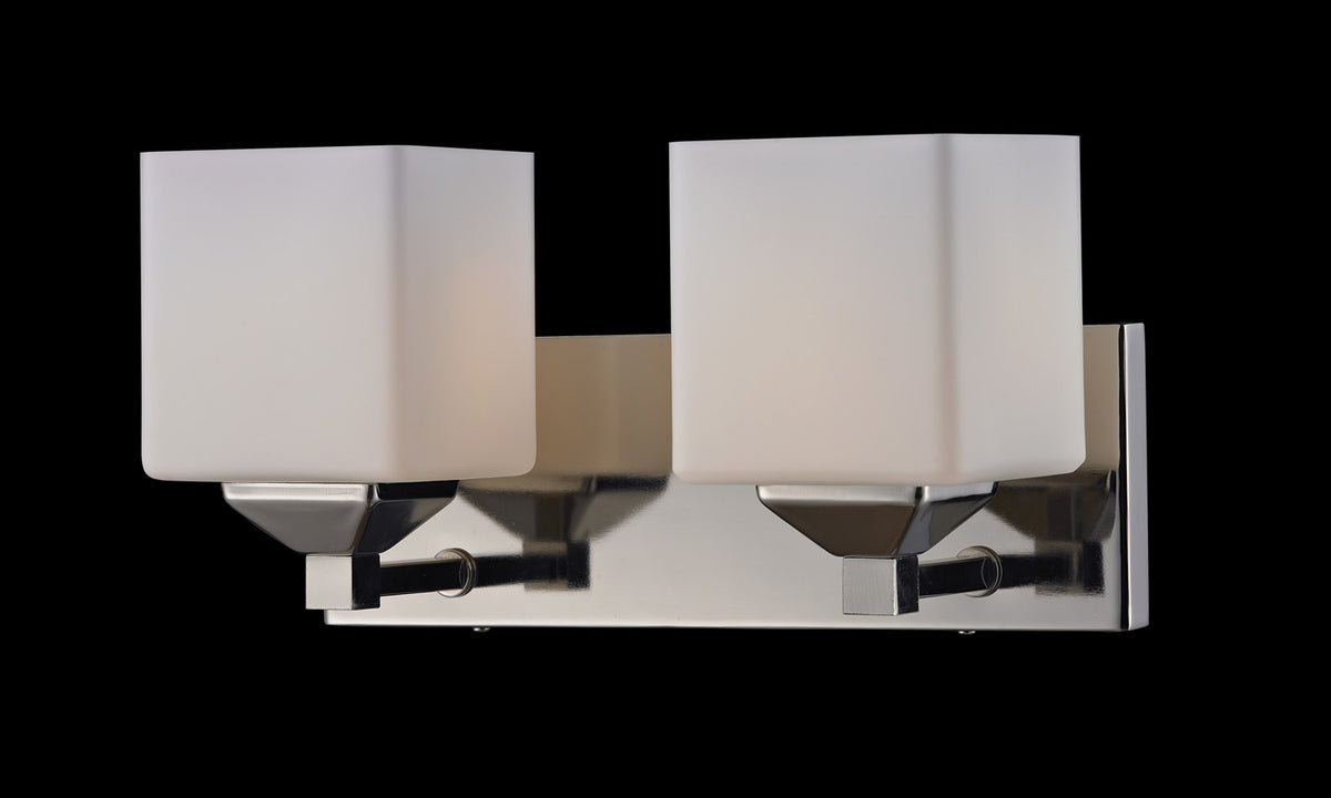 Luminaire de vanité Quube Chrome, 13" – Z-Lite