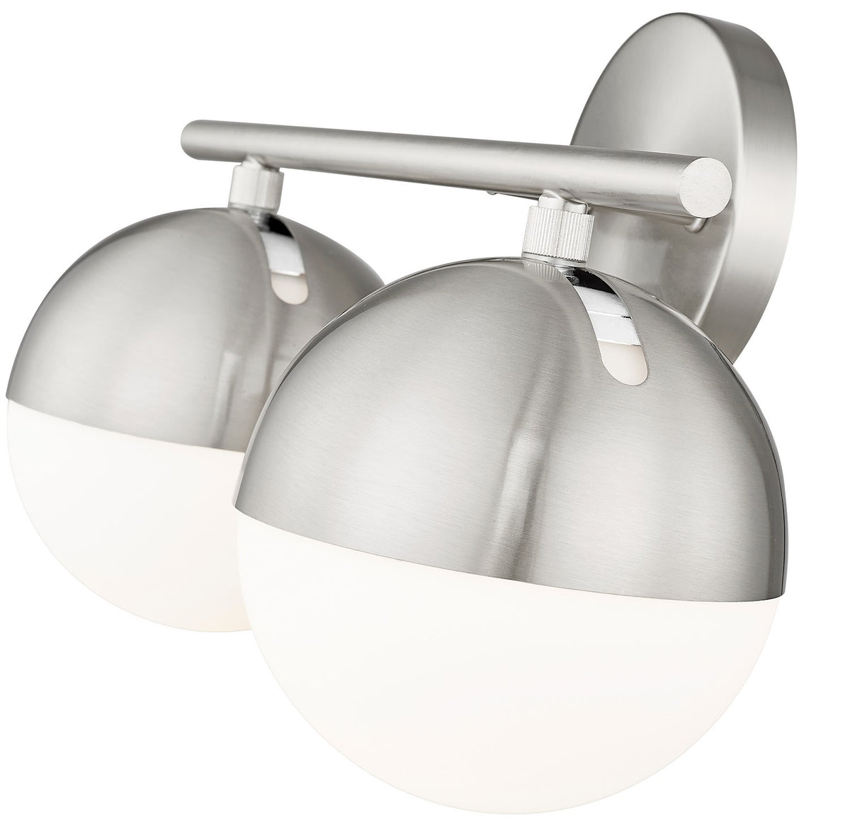 Luminaire de vanité Realm Sphere Nickel brossé, 16" – vue 5