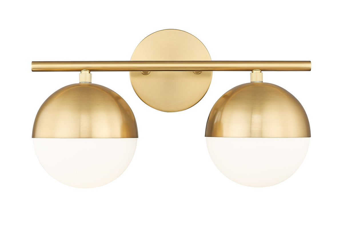 Luminaire de vanité Realm Sphere Or moderne, 16" – Z-Lite
