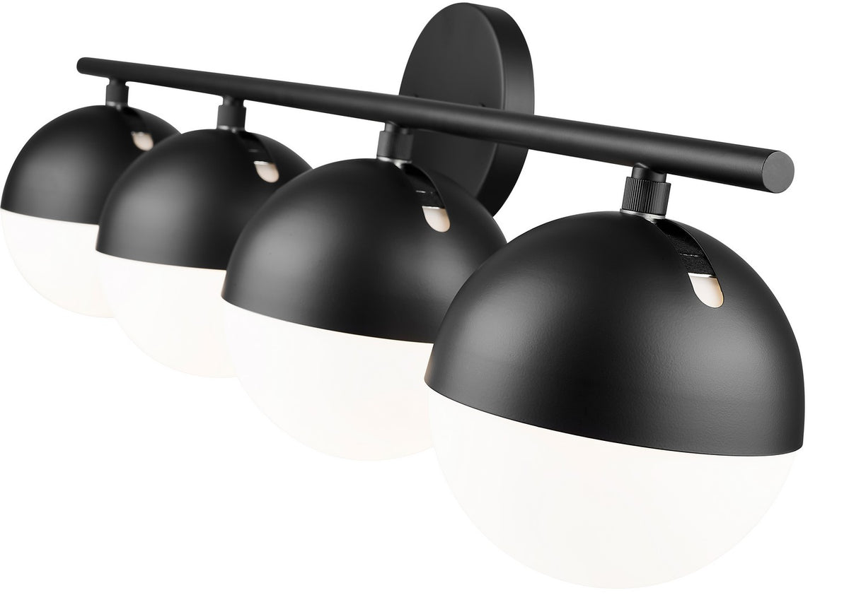 Luminaire de vanité Realm Sphere Noir mat, 32 1/4" – vue 5
