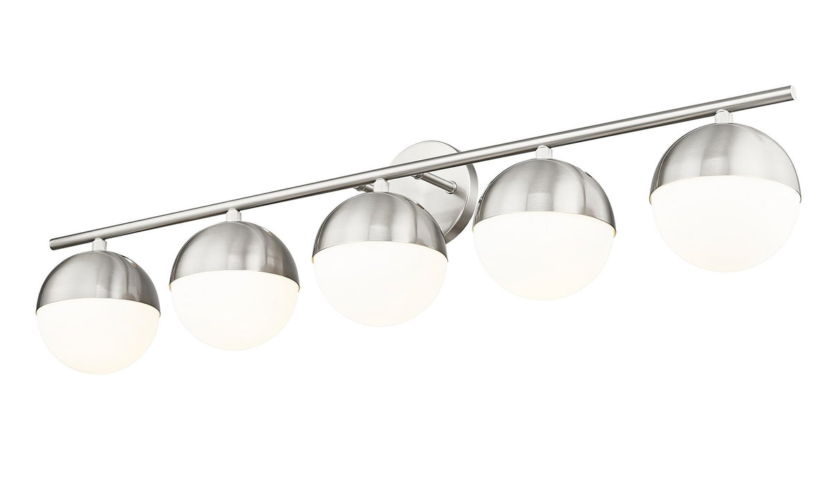 Luminaire de vanité Realm Sphere Nickel brossé, 40" – vue 2