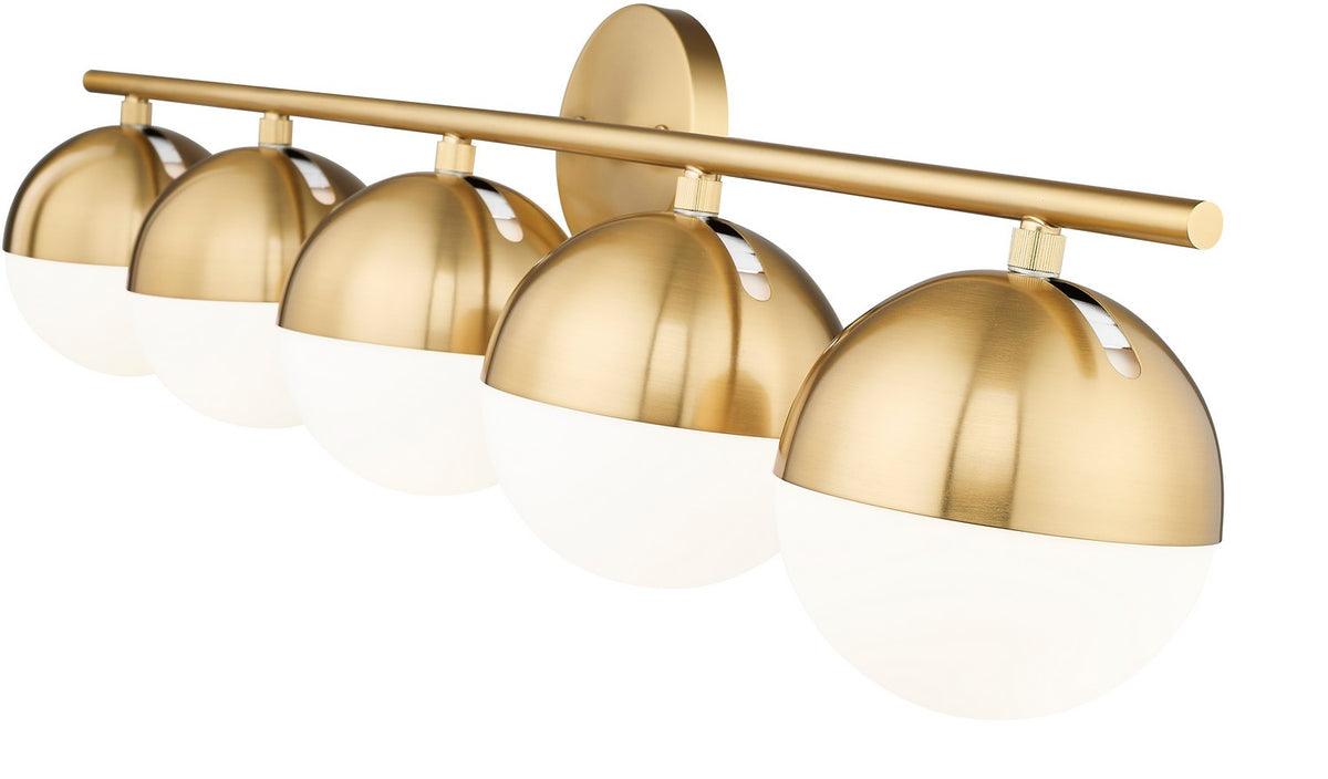Luminaire de vanité Realm Sphere Or moderne, 40" – vue 5